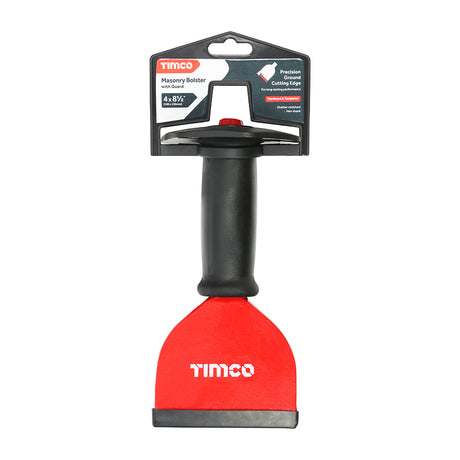 This is an image showing TIMCO Masonry Bolster with Guard - 4 x 8 1/2" - 1 Each Clip available from T.H Wiggans Ironmongery in Kendal, quick delivery at discounted prices.