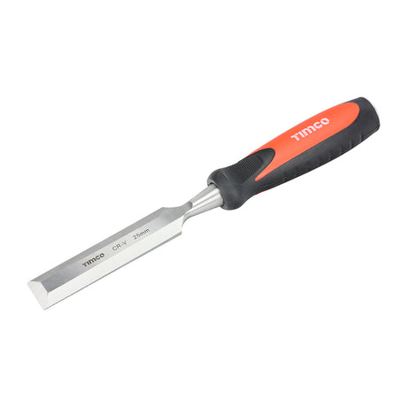 This is an image showing TIMCO Bevel Edge Wood Chisel - 25mm - 1 Each Clip available from T.H Wiggans Ironmongery in Kendal, quick delivery at discounted prices.