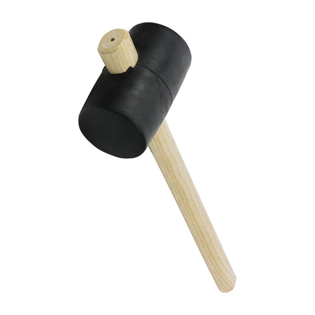 This is an image showing TIMCO Rubber Mallet - Black - 16oz - 1 Each Unit available from T.H Wiggans Ironmongery in Kendal, quick delivery at discounted prices.