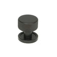 This is an image showing From The Anvil - Aged Bronze Brompton Cabinet Knob - 25mm (Plain) available from T.H Wiggans Architectural Ironmongery in Kendal, quick delivery and discounted prices