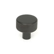 This is an image showing From The Anvil - Aged Bronze Brompton Cabinet Knob - 25mm (No rose) available from T.H Wiggans Architectural Ironmongery in Kendal, quick delivery and discounted prices