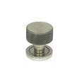 This is an image showing From The Anvil - Pewter Brompton Cabinet Knob - 25mm (Plain) available from T.H Wiggans Architectural Ironmongery in Kendal, quick delivery and discounted prices