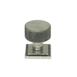 This is an image showing From The Anvil - Pewter Brompton Cabinet Knob - 25mm (Square) available from T.H Wiggans Architectural Ironmongery in Kendal, quick delivery and discounted prices