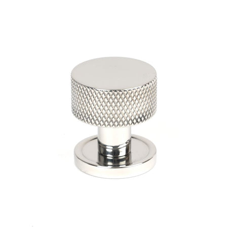 This is an image showing From The Anvil - Polished SS (304) Brompton Cabinet Knob - 25mm (Plain) available from T.H Wiggans Architectural Ironmongery in Kendal, quick delivery and discounted prices