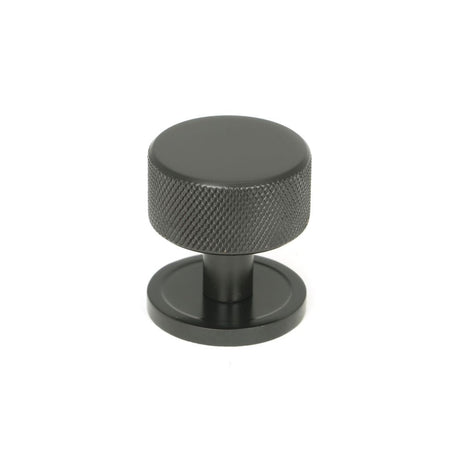 This is an image showing From The Anvil - Aged Bronze Brompton Cabinet Knob - 32mm (Plain) available from T.H Wiggans Architectural Ironmongery in Kendal, quick delivery and discounted prices