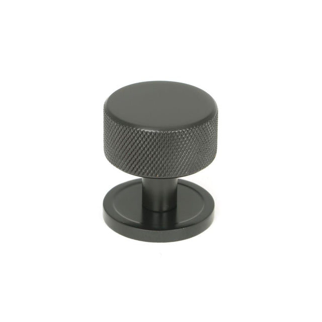 This is an image showing From The Anvil - Aged Bronze Brompton Cabinet Knob - 32mm (Plain) available from T.H Wiggans Architectural Ironmongery in Kendal, quick delivery and discounted prices