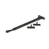 This is an image showing From The Anvil - Matt Black 12" Newbury Stay available from T.H Wiggans Architectural Ironmongery in Kendal, quick delivery and discounted prices