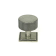 This is an image showing From The Anvil - Pewter Brompton Cabinet Knob - 32mm (Square) available from T.H Wiggans Architectural Ironmongery in Kendal, quick delivery and discounted prices