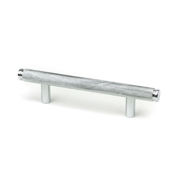 This is an image showing From The Anvil - Polished Chrome Full Brompton Pull Handle - Small available from T.H Wiggans Architectural Ironmongery in Kendal, quick delivery and discounted prices
