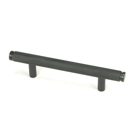 This is an image showing From The Anvil - Matt Black Full Brompton Pull Handle - Small available from T.H Wiggans Architectural Ironmongery in Kendal, quick delivery and discounted prices