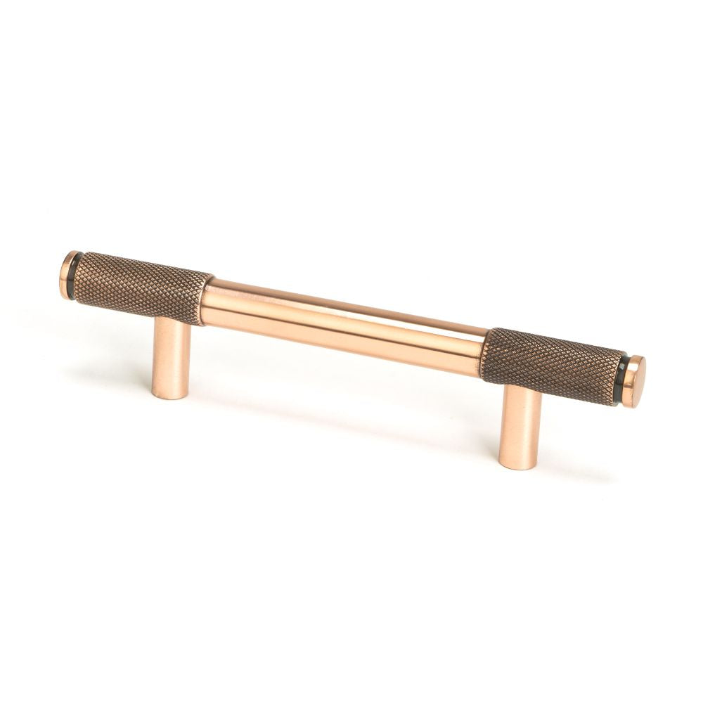 This is an image showing From The Anvil - Polished Bronze Half Brompton Pull Handle - Small available from T.H Wiggans Architectural Ironmongery in Kendal, quick delivery and discounted prices