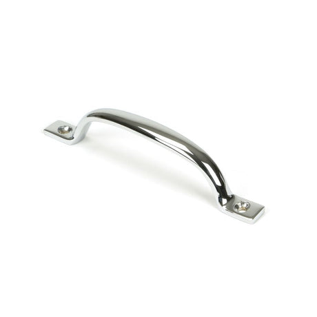 This is an image showing From The Anvil - Polished Chrome Slim Sash Pull available from T.H Wiggans Architectural Ironmongery in Kendal, quick delivery and discounted prices