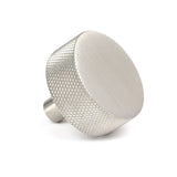 This is an image showing From The Anvil - Satin SS (304) Brompton Cabinet Knob - 38mm (No rose) available from trade door handles, quick delivery and discounted prices