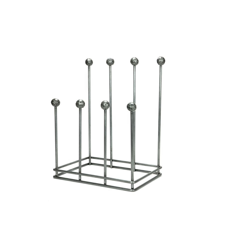 This is an image showing From The Anvil - Pewter Four Pair Boot Rack available from T.H Wiggans Architectural Ironmongery in Kendal, quick delivery and discounted prices