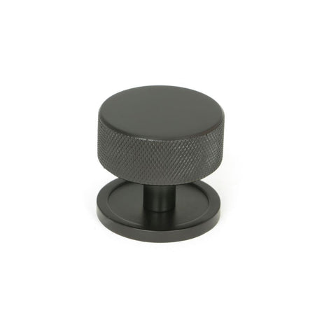 This is an image showing From The Anvil - Aged Bronze Brompton Cabinet Knob - 38mm (Plain) available from T.H Wiggans Architectural Ironmongery in Kendal, quick delivery and discounted prices