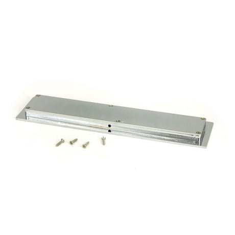 This is an image showing From The Anvil - Polished Chrome 250mm Plain Rectangular Pull available from trade door handles, quick delivery and discounted prices