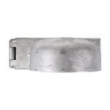 This is an image showing TIMCO Padlock Protection Bar - Heavy Duty - Left - Hot Dipped Galvanised - 7 1/2" - 1 Each Plain Bag available from T.H Wiggans Ironmongery in Kendal, quick delivery at discounted prices.