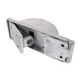 This is an image showing TIMCO Padlock Protection Bar - Heavy Duty - Left - Hot Dipped Galvanised - 7 1/2" - 1 Each Plain Bag available from T.H Wiggans Ironmongery in Kendal, quick delivery at discounted prices.