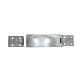This is an image showing TIMCO Padlock Protection Bar - Heavy Duty - Left - Hot Dipped Galvanised - 7 1/2" - 1 Each TIMbag available from T.H Wiggans Ironmongery in Kendal, quick delivery at discounted prices.