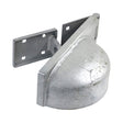 This is an image showing TIMCO Padlock Protection Bar - Heavy Duty - Right - Hot Dipped Galvanised - 7 1/2" - 1 Each TIMbag available from T.H Wiggans Ironmongery in Kendal, quick delivery at discounted prices.