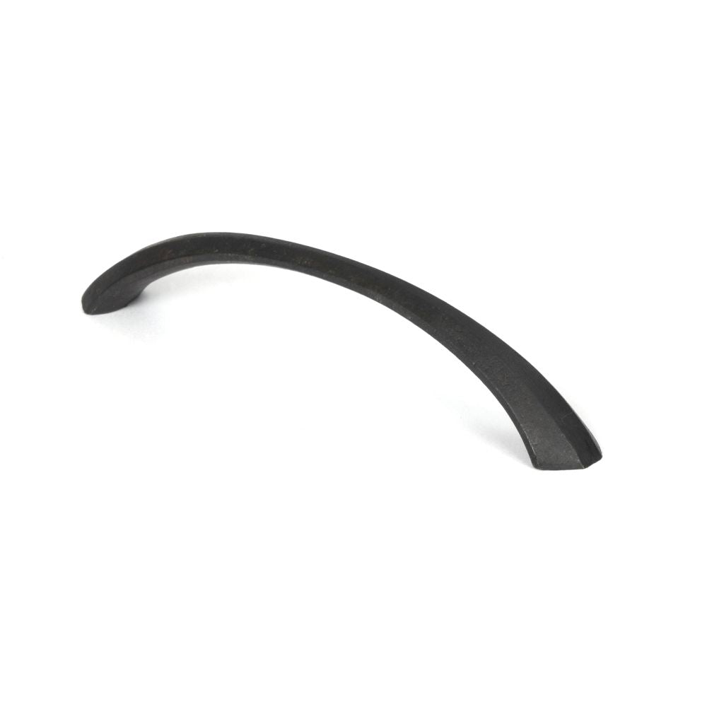 This is an image showing From The Anvil - Beeswax 5" Shell Pull Handle available from T.H Wiggans Architectural Ironmongery in Kendal, quick delivery and discounted prices
