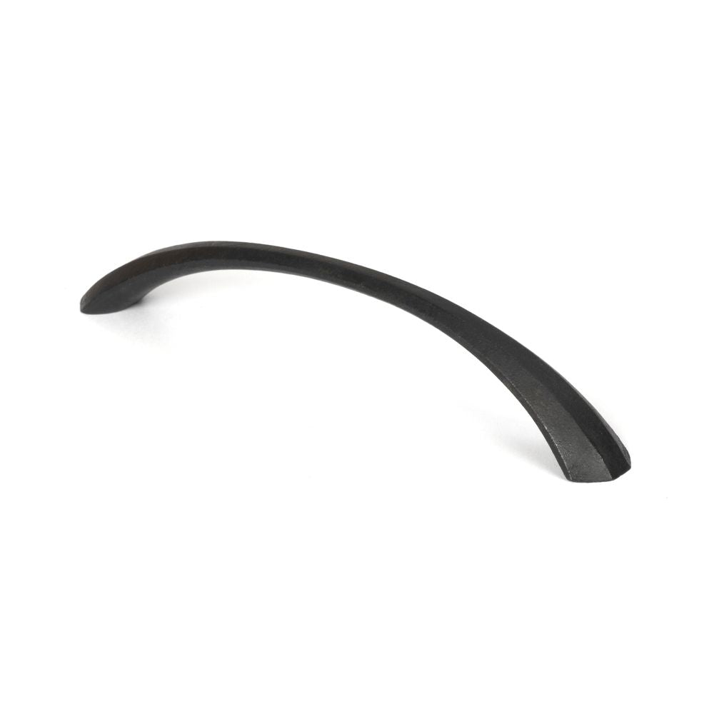 This is an image showing From The Anvil - Beeswax 7" Shell Pull Handle available from T.H Wiggans Architectural Ironmongery in Kendal, quick delivery and discounted prices
