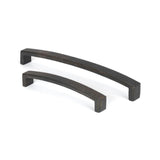 This is an image showing From The Anvil - Beeswax 5 1/2" Ribbed Pull Handle available from trade door handles, quick delivery and discounted prices