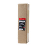This is an image showing TIMCO Intumescent Letterbox - Polished Gold - Black Frame - 305 x 70 - 1 Each Box available from T.H Wiggans Ironmongery in Kendal, quick delivery at discounted prices.