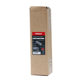 This is an image showing TIMCO Intumescent Letterbox - Polished Silver - Black Frame - 272 x 70 - 1 Each Box available from T.H Wiggans Ironmongery in Kendal, quick delivery at discounted prices.