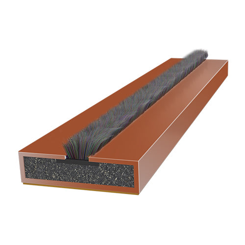 This is an image showing TIMCO Intumescent Fire & Smoke Seals - Door Pack - Brown - 15 x 4 x 1050mm - 5 Pieces Bag available from T.H Wiggans Ironmongery in Kendal, quick delivery at discounted prices.