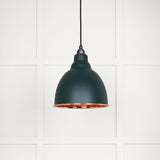 This is an image showing From The Anvil - Smooth Copper Brindley Pendant in Dingle available from T.H Wiggans Architectural Ironmongery in Kendal, quick delivery and discounted prices