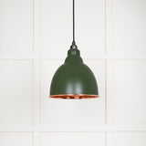 This is an image showing From The Anvil - Smooth Copper Brindley Pendant in Heath available from T.H Wiggans Architectural Ironmongery in Kendal, quick delivery and discounted prices