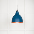 This is an image showing From The Anvil - Smooth Copper Brindley Pendant in Upstream available from T.H Wiggans Architectural Ironmongery in Kendal, quick delivery and discounted prices