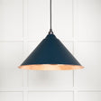 This is an image showing From The Anvil - Hammered Copper Hockley Pendant in Dusk available from T.H Wiggans Architectural Ironmongery in Kendal, quick delivery and discounted prices