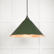 This is an image showing From The Anvil - Hammered Copper Hockley Pendant in Heath available from T.H Wiggans Architectural Ironmongery in Kendal, quick delivery and discounted prices