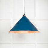 This is an image showing From The Anvil - Smooth Copper Hockley Pendant in Upstream available from T.H Wiggans Architectural Ironmongery in Kendal, quick delivery and discounted prices