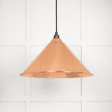 This is an image showing From The Anvil - Hammered Copper Hockley Pendant available from T.H Wiggans Architectural Ironmongery in Kendal, quick delivery and discounted prices