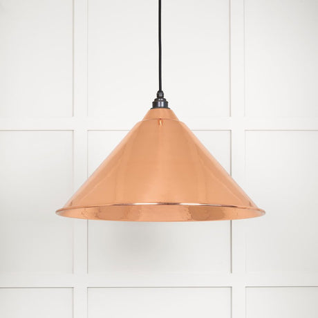 This is an image showing From The Anvil - Hammered Copper Hockley Pendant available from T.H Wiggans Architectural Ironmongery in Kendal, quick delivery and discounted prices