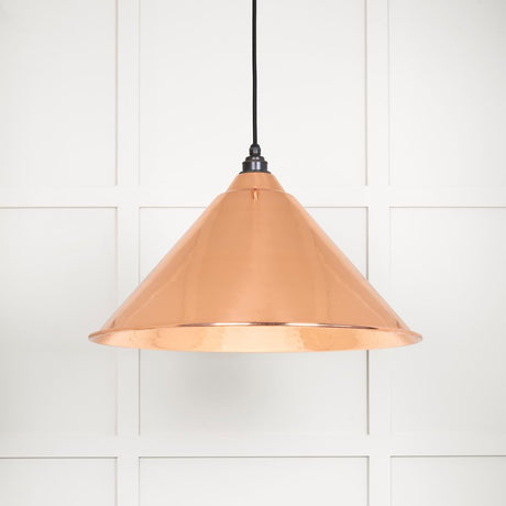 This is an image showing From The Anvil - Hammered Copper Hockley Pendant available from T.H Wiggans Architectural Ironmongery in Kendal, quick delivery and discounted prices