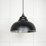 This is an image showing From The Anvil - Smooth Nickel Harborne Pendant in Elan Black available from T.H Wiggans Architectural Ironmongery in Kendal, quick delivery and discounted prices