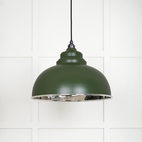 This is an image showing From The Anvil - Smooth Nickel Harborne Pendant in Heath available from T.H Wiggans Architectural Ironmongery in Kendal, quick delivery and discounted prices