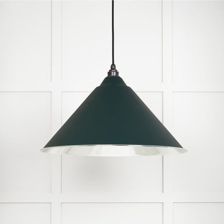 This is an image showing From The Anvil - Smooth Nickel Hockley Pendant in Dingle available from T.H Wiggans Architectural Ironmongery in Kendal, quick delivery and discounted prices