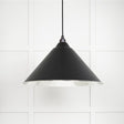 This is an image showing From The Anvil - Smooth Nickel Hockley Pendant in Elan Black available from T.H Wiggans Architectural Ironmongery in Kendal, quick delivery and discounted prices