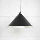 This is an image showing From The Anvil - Smooth Nickel Hockley Pendant in Elan Black available from T.H Wiggans Architectural Ironmongery in Kendal, quick delivery and discounted prices