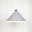 This is an image showing From The Anvil - White Gloss Hockley Pendant in Birch available from T.H Wiggans Architectural Ironmongery in Kendal, quick delivery and discounted prices