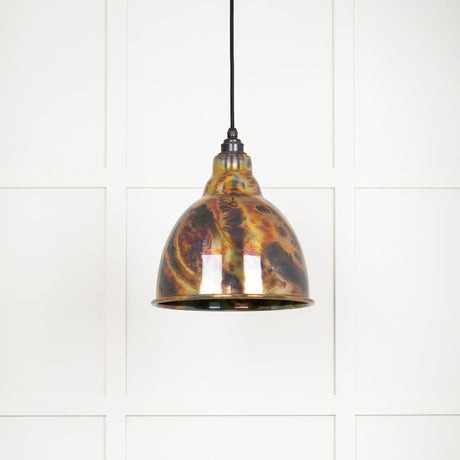 This is an image showing From The Anvil - Burnished Brindley Pendant available from T.H Wiggans Architectural Ironmongery in Kendal, quick delivery and discounted prices