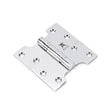 This is an image showing From The Anvil - Polished Chrome 4" x 2" x 4" Parliament Hinge (pair) ss available from T.H Wiggans Architectural Ironmongery in Kendal, quick delivery and discounted prices