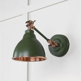 This is an image showing From The Anvil - Smooth Copper Brindley Wall Light in Heath available from T.H Wiggans Architectural Ironmongery in Kendal, quick delivery and discounted prices