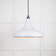 This is an image showing From The Anvil - Smooth Copper Frankley Pendant in Birch available from T.H Wiggans Architectural Ironmongery in Kendal, quick delivery and discounted prices