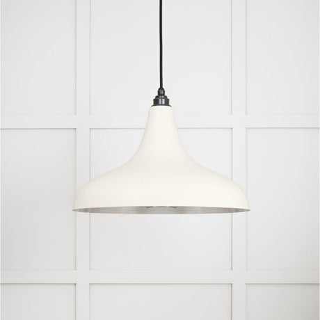 This is an image showing From The Anvil - Smooth Nickel Frankley Pendant in Teasel available from T.H Wiggans Architectural Ironmongery in Kendal, quick delivery and discounted prices